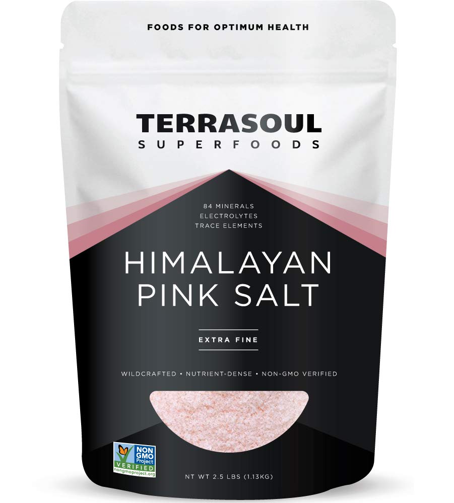 Terrasoul Superfoods Pure Himalayan Pink Salt