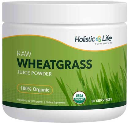 Holistic Life Supplements Organic Wheatgrass Juice Powder