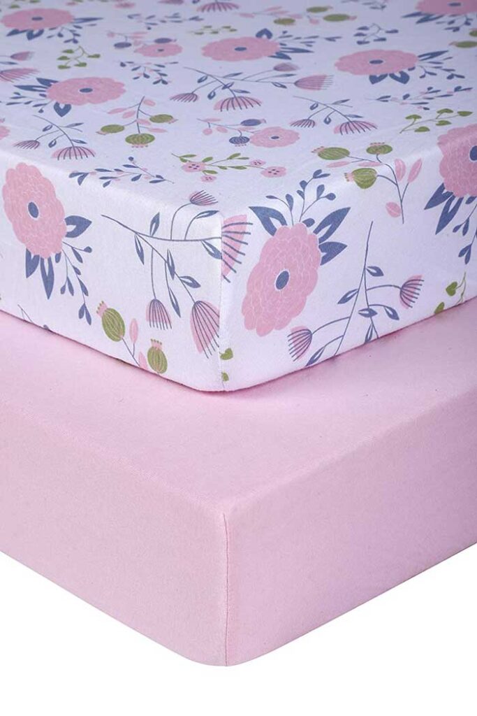 Pickle Pumpkin Organic Jersey Cotton Crib Sheet