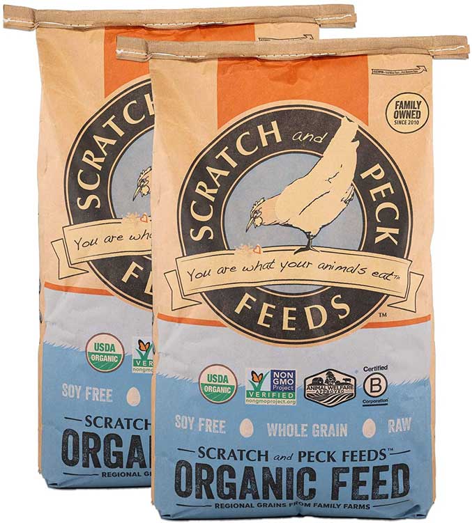 Scratch and Peck Feeds Organic Layer Feed for Chickens