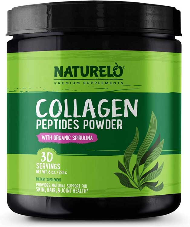 NATURELO Collagen Peptides Powder Supplement for Skin
