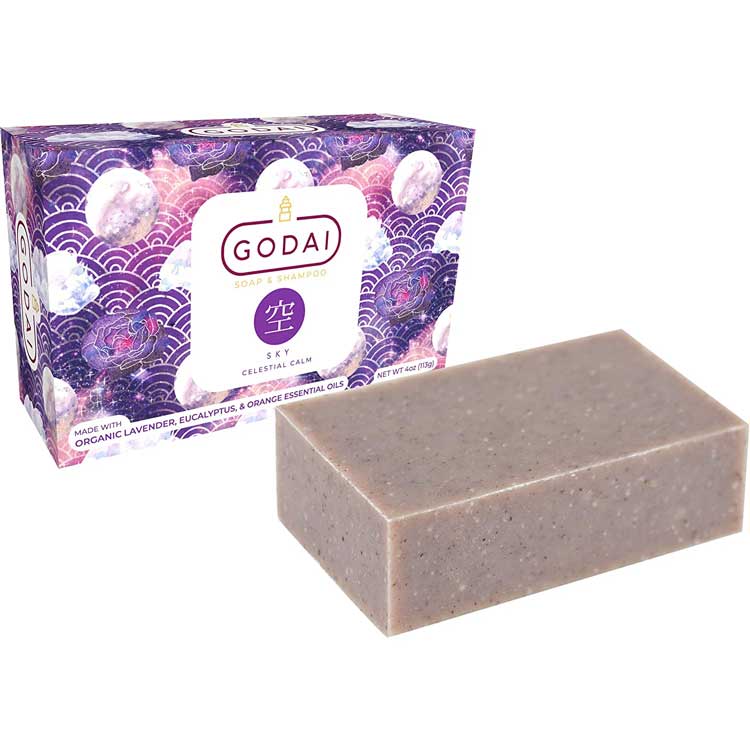 Godai Sky Natural & Vegan Handmade Bar Soap for Body