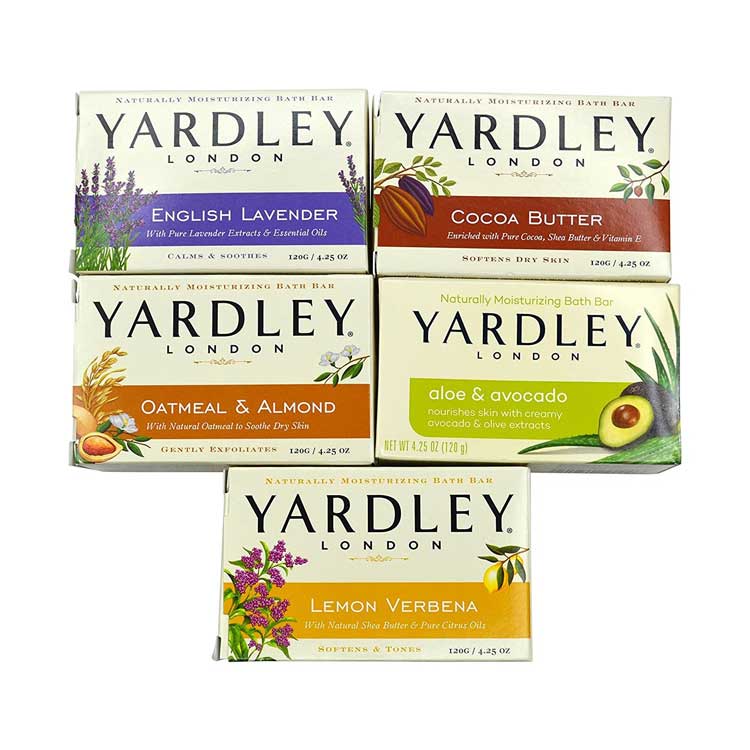 Yardley London Soap Bath Bar Bundle